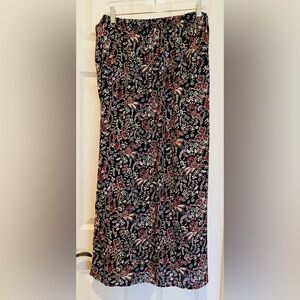 Status by Chenault Midi Skirt Floral Size L